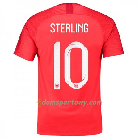 Koszulka Anglia Sterling 10 Wyjazdowe Koszulki Piłkarskie Mistrzostwa Świata 2018